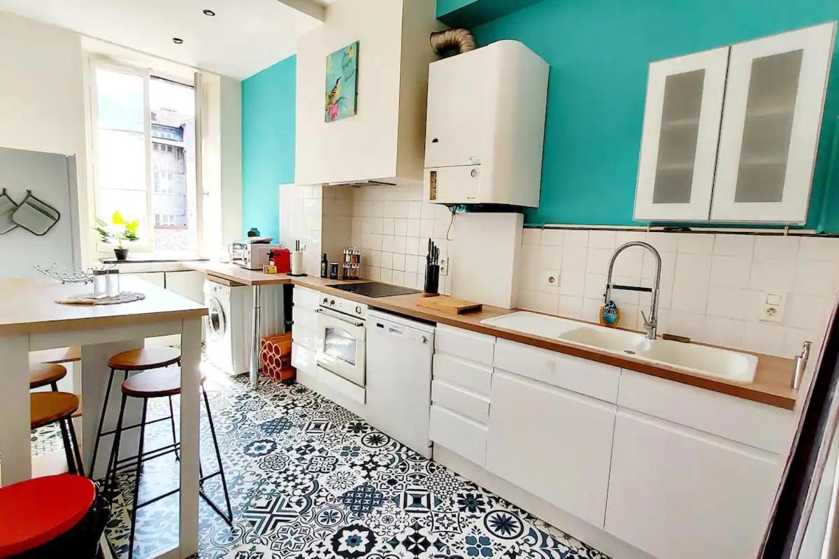 Appartamento Cosy Hortensia- 4 Ch- Clemenceau Hypercentre & Parking Sous Terrain- 110M2 Pau Esterno foto